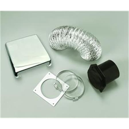 Westland VID403AC Clothes Dryer Vent Installation Kit- Silver W6D-VID403AC